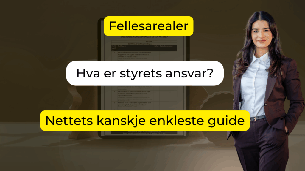 mangler ved fellesarealer